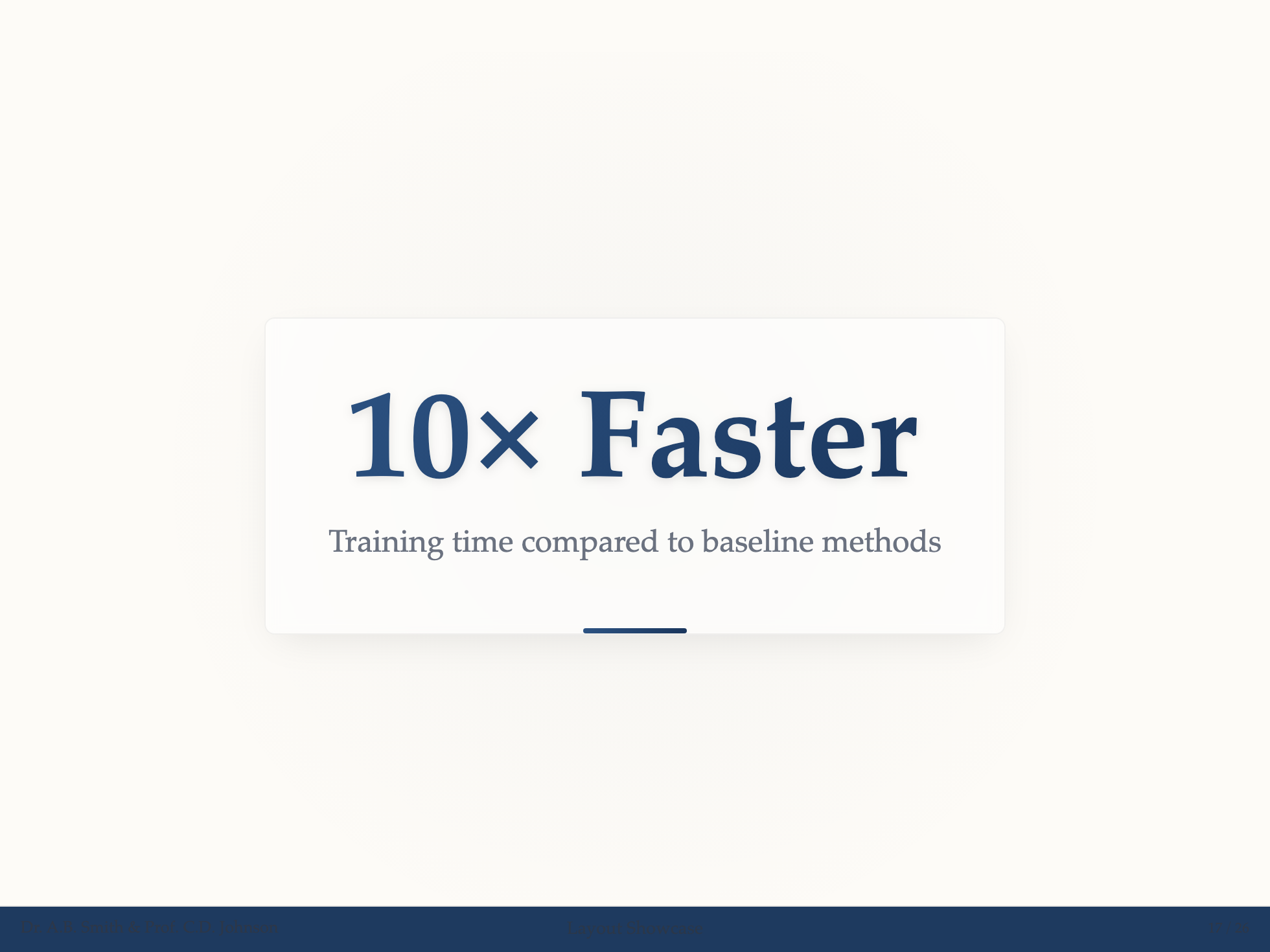 Fact Layout Example