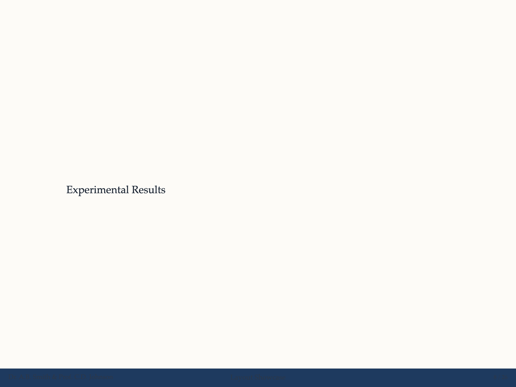 TOC Layout Example