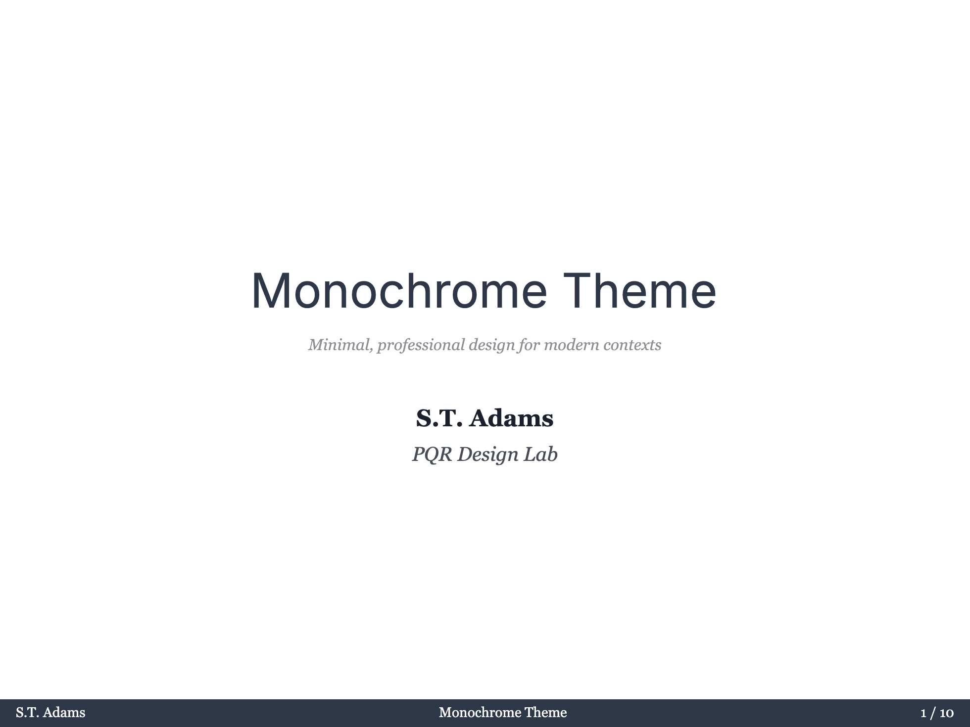 Monochrome - Cover