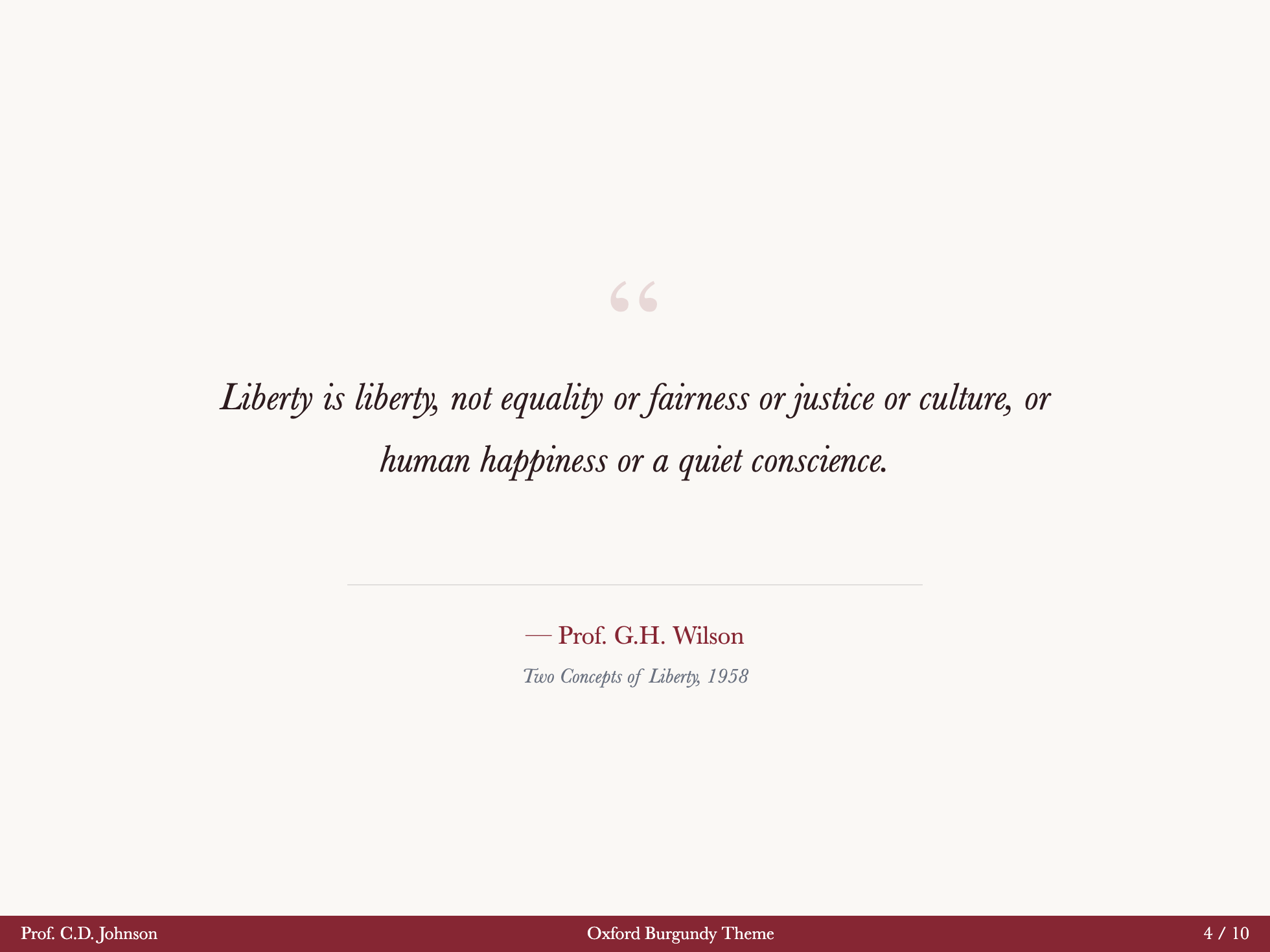 Oxford - Quote